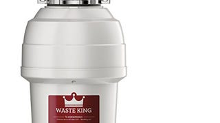 Waste King L-3200 Garbage Disposal with Power Cord, 3/4...