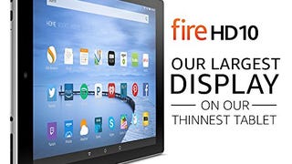 Fire HD 10 Tablet with Alexa, 10.1" HD Display, 16 GB, Silver...