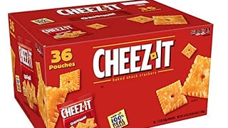 Cheez-It Original Cheese Crackers - School Lunch Food, Baked...