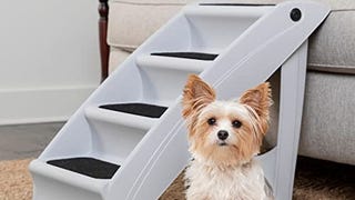 PetSafe CozyUp Folding Dog Stairs - Pet Stairs for Indoor/...