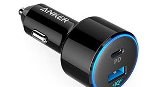 USB C Car Charger, Anker 49.5W PowerDrive Speed+ 2 Adapter...