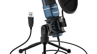 TONOR USB Microphone, Computer Cardioid Condenser PC Gaming...