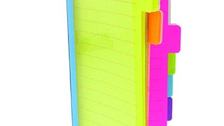 Redi-Tag Divider Sticky Notes, Tabbed Self-Stick Lined...