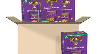 Annie's Organic Cheddar Bunnies Baked Snack Crackers, 12...
