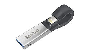 SanDisk iXpand Flash Drive 128GB for iPhone and iPad, Black/...