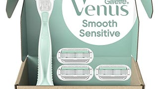 Gillette Venus Smooth Sensitive Women's Razor - 1 Handle...
