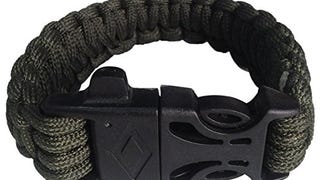 Outdoor Survival Paracord Bracelet Geekpal Includes Fire...
