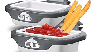 Saucemoto Dip Clip | An in-car sauce holder for ketchup...