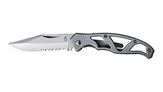 Gerber Paraframe Mini Knife, Serrated Edge, Stainless Steel...