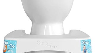 Step and Go Toilet Stool 7" - Bathroom Squat Stool