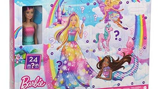 Barbie Dreamtopia Advent Calendar: Blonde Doll, 3 Fairytale...