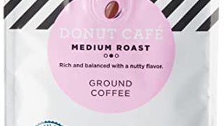AmazonFresh Donut Café Ground Coffee, Medium Roast, 12...
