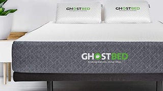 GhostBed Classic 11 Inch Cool Gel Memory Foam & Latex Mattress...