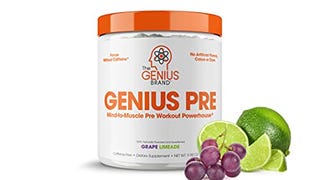 Genius Pre Workout – All Natural Nootropic Preworkout Powder...