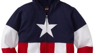 Captain America Adult & Boys 8-20 Cap A Fleece
