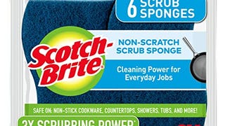 Scotch-Brite Non-Scratch Scrub Sponges, For Washing Dishes...