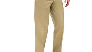 IZOD Men's Madison Slim Fit Pant, Sun Khaki, 36W x