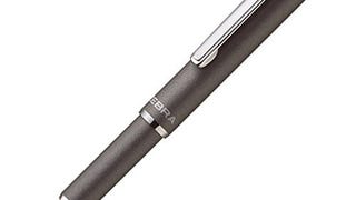 Zebra SL-F1 Mini Ballpoint Pen, 0.7mm, Grey Body, Black...