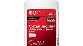 Amazon Basic Care Extra Strength Pain Relief, Acetaminophen...