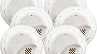 First Alert 9120B Smoke Detector, Hardwired Alarm with...