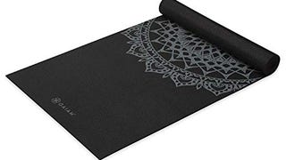 Gaiam Yoga Mat Premium Print Non Slip Exercise & Fitness...