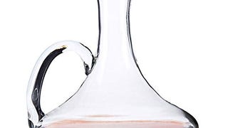 Wine Decanter, Wuudi Decanter Carafe Hand-Blown Crystal...