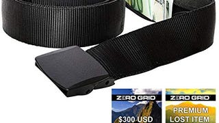Zero Grid Travel Security Belt - Hidden Money Belt, Anti...