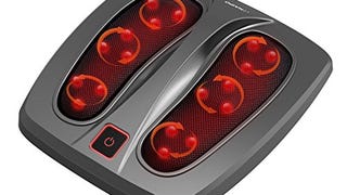 Naipo Shiatsu Foot Massager with Heat Deep Kneading Shiatsu...