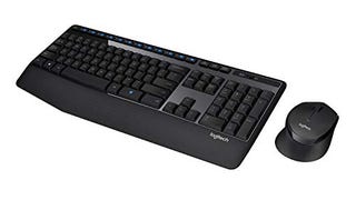 Logitech MK345 Wireless Combo Full-Sized Keyboard with...