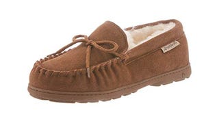 BEARPAW Mindy - Womens Warm Moccasin Slippers - 196 Hickory...