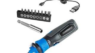 HAMMERHEAD 4V Lithium Rechargeable Screwdriver with Patented...