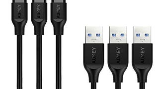 AUKEY USB C Cable 3.0, [5 Pack, 3ft x3 6ft 1ft] USB Type...
