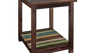 Signature Design by Ashley - Mestler Rustic Chairside End...