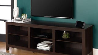 Walker Edison Wren Classic 6 Cubby TV Stand for TVs up...