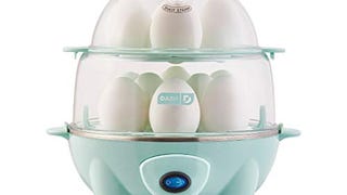 DASH Deluxe Rapid Egg Cooker for Hard Boiled, Poached, Scrambled...