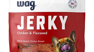 Amazon Brand – Wag Chewy Whole Muscle American Jerky Dog...
