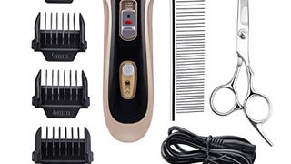 Ecoastal Dog Grooming Clipper Kit, Rechargeable Cordless...