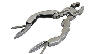 Swiss+Tech ST50016 Polished SS 9-in-1 Micro Pocket Multitool...