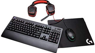 Logitech G Gear UP Gaming Bundle Gaming Grade Mouse, Keyboard,...