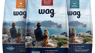 Amazon Brand - Wag Dry Dog Food Trial-Size Bag Multipack...