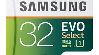 Samsung 32GB 80MB/s EVO Select Micro SDHC Memory Card (MB-...