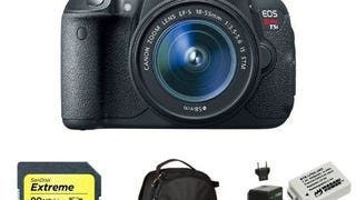 Canon EOS Rebel T5i Digital SLR with 18-55mm STM Lens + Memory...