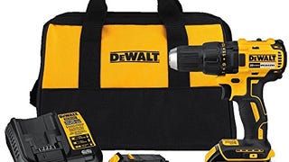DEWALT 20V MAX* Cordless Drill / Driver Kit, Compact, Brushless...