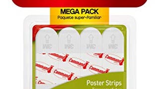 Command Poster Strips, Damage Free Hanging Poster Hangers,...