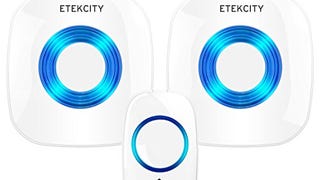 Etekcity Wireless Doorbell Operating at 1000-feet with...