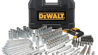 DEWALT Mechanics Tool Set, 1/4" & 3/8" & 1/2" Drive, SAE/...