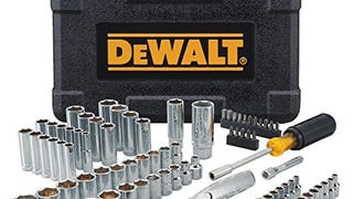 DEWALT Mechanic Tool Set, Includes Ratchets, Drill Bits...