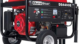 DuroStar DS4400E Gas Powered Portable Generator-4400 Watt...