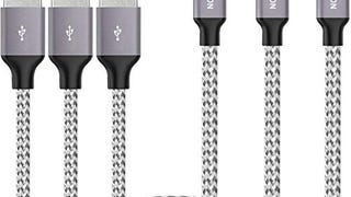 iPhone Charger,Maitron Lightning Cable 3PACK 6FT Nylon...
