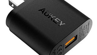 AUKEY USB Wall Charger Quick Charge 3.0, Qualcomm Certified...